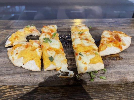 Crab Rangoon flatbread