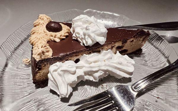 Chocolate chip Espresso cheesecake