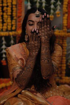 Heena Bride: No makeup look