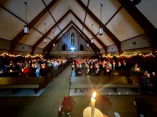 Christmas Eve candlelight worship