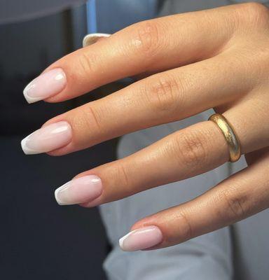 Natural French tip