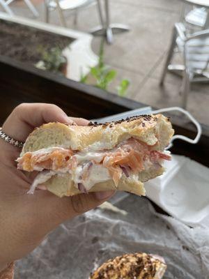 Lox bagel