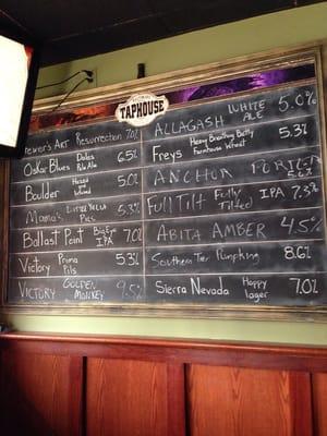 Great tap list