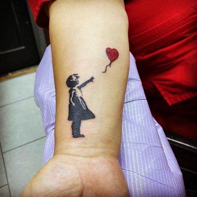 Banksy ballon girl!