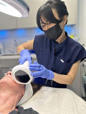 Miah Le, our Medical Aesthetician in her natural habitat.