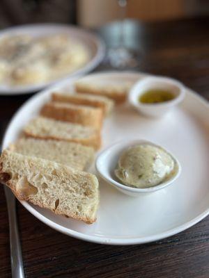 Bread and dipping oil