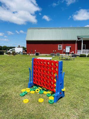 Giant Connect 4 game in play area