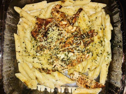 Randazzo pasta w/ blackened chicken