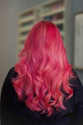 Bleach and tone pink by John