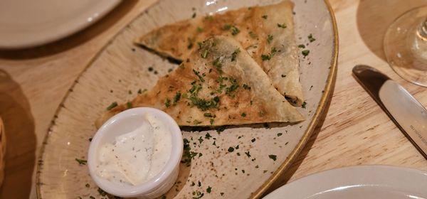 Spinach pie appetizer