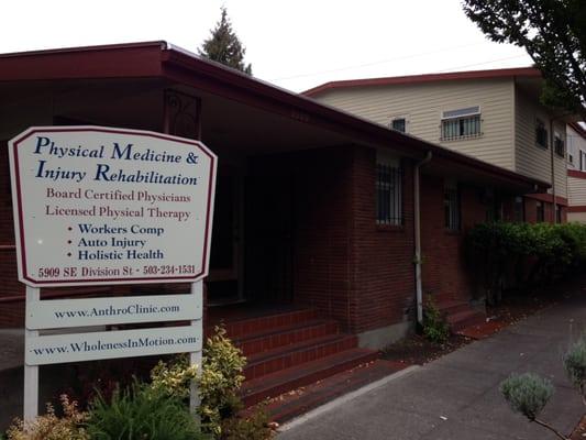 My practice is located on the corner of SE 59th & Division St.