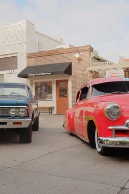 Front of the shop during the 28th annual rotary car show