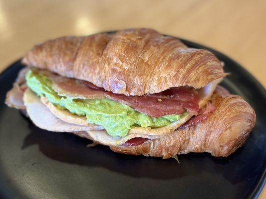 TBA - Turkey, Bacon, Avocado on Croissant