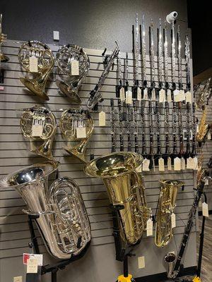 New and used band instruments