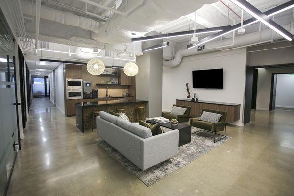 Reception Lobby and Kitchen