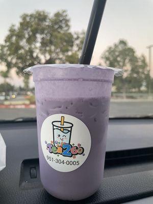 Ube taro brown sugar boba milk. Yummm.