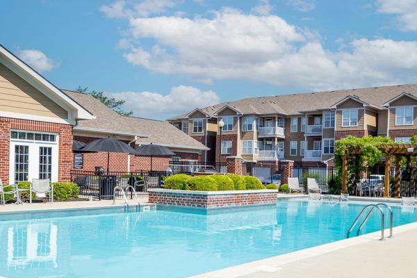 Resort-style swimming pool at Westhaven Luxury Apartments