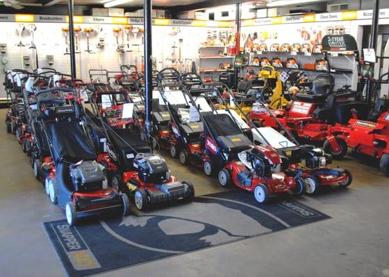 Come let us help you find the right mower for your home or business.