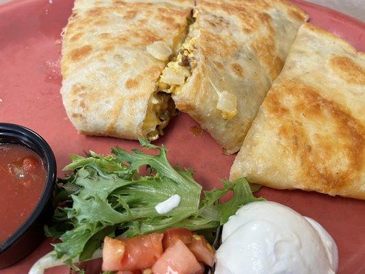 Breakfast quesadilla