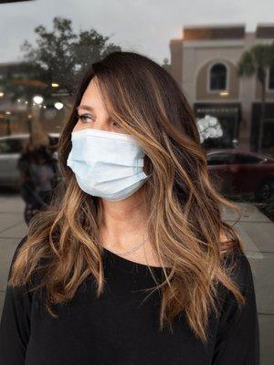 Balayage highlights for impactful dimension by Kristin Lytell