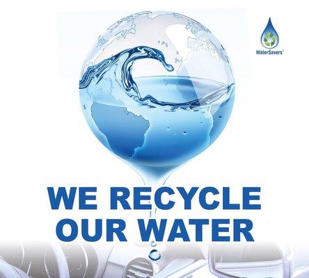 90% of our water is Recycled