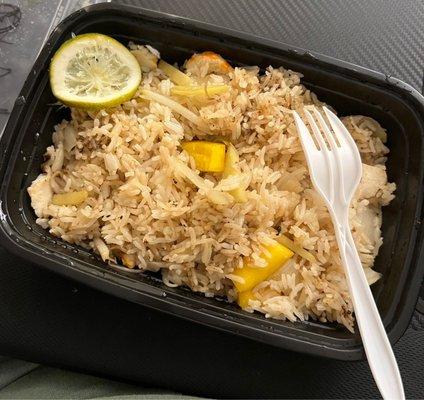 mango fried rice takeout