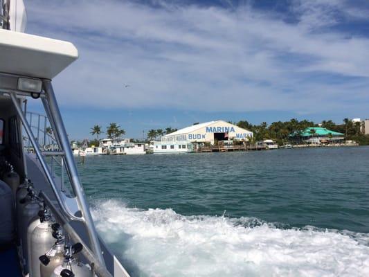 Beautiful day on the water with Key Dives!