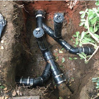 Install clean outs to septic tanks