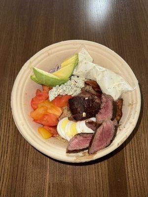 Top Sirloin Steak Warm Cobb Bowl