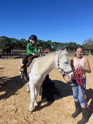 pony ride for grandson