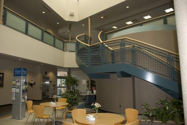 The lobby at the Portland Clinic Tigard location