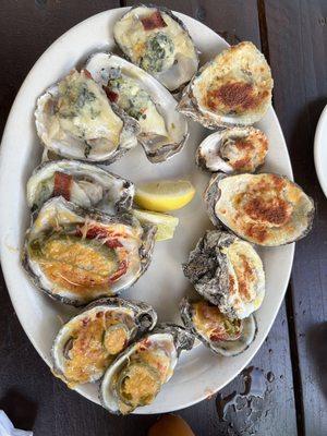 Trio oyster plate