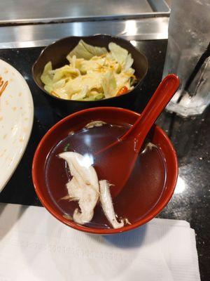 Miso Soup and Salad