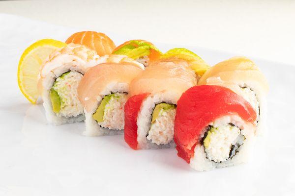 Rainbow Roll $6