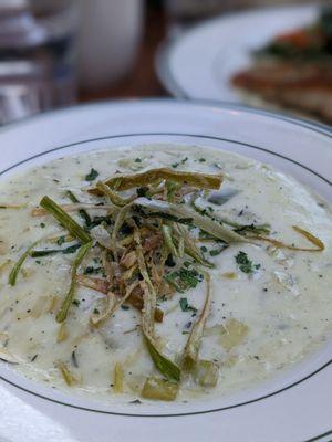 Potato leek soup