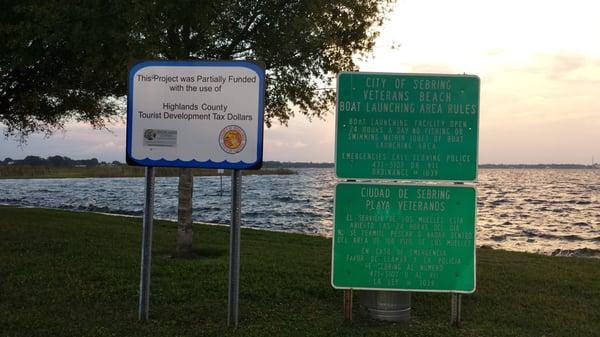 Veterans Beach in Sebring