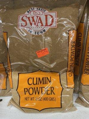 $3.49 for almost a lb of cumin