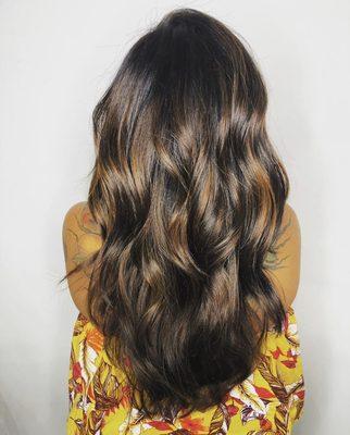 Brown balayage