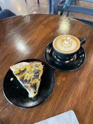 Cappuccino & Mushroom Quiche