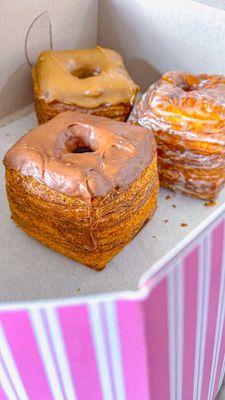 1 of each cronut. Filled with whip.