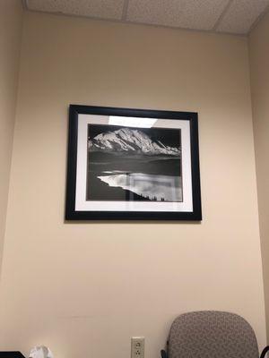 Love the Ansel Adams (style) photos in the waiting room