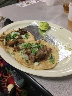 Pork tacos, Mexican style