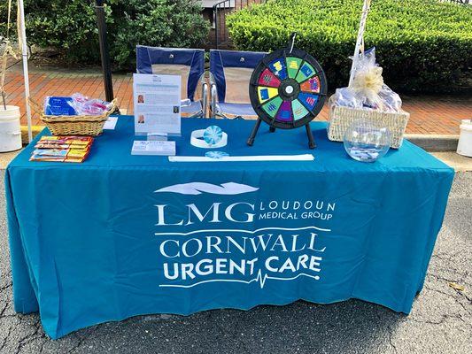 Cornwall Urgent Care at Taste of a Leesburg - August 2018.