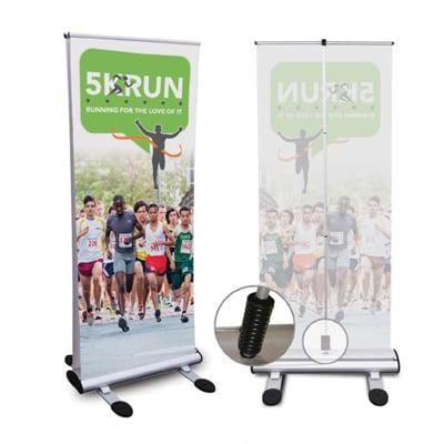 Retractable Stand with 2-Sided Banner