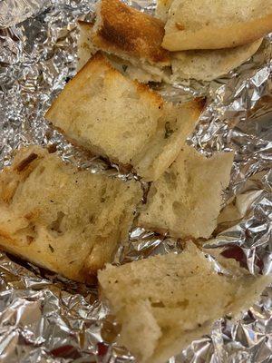 Homemade garlic bread