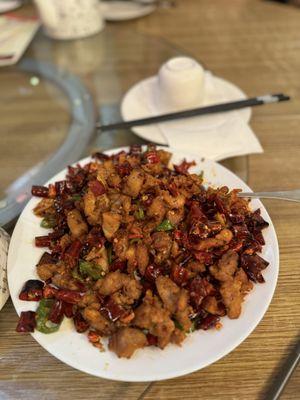 S204. Fried Hunan Spicy Chicken