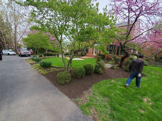 Mulch Installation in Montgomery County, MD, Amazing Curb Appeal