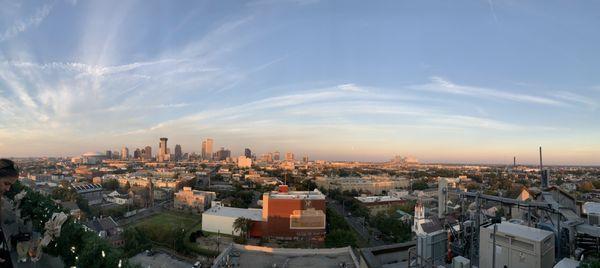 Rooftop view