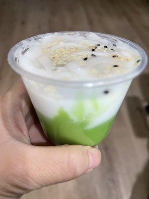 Pandan pudding