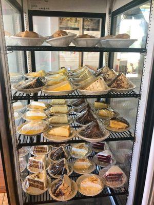 Display of our Cakes and Pies